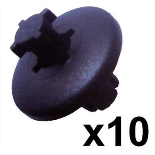 10x 8mm Plastic Trim Clip For Peugeot Interior 206 307 407