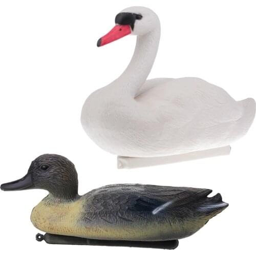 2pcs/set Duck Drake Decoy Goose Swan Hunting Bait Ornaments Garden Decor Scarecrow