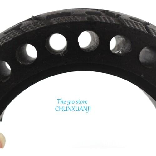 2019 lightning Shipping Wear-resisting solid vacuum tire fit Shock Absorber Anti-slip Durable Rubber for Electric scooter