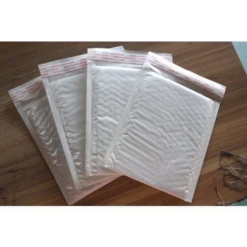 50pcs/lot 14*16cm Shock shrink packaging bubble film film bubble envelopes bag white international express small bags 14x16cm