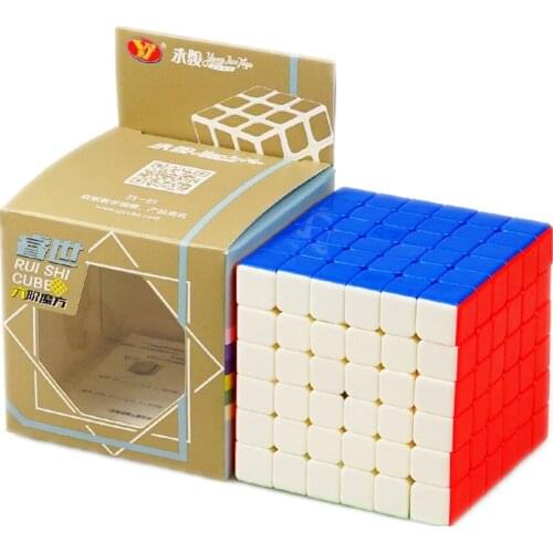 6x6x6 Magic cube puzzl Yongjun RuiShi 6x6 professional speed cube educational twist wisdom toys champion competition cube