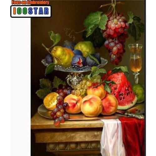 Diamond Embroidery Flower and Fruit 5D DIY Diamond Painting Cross Stitch Rhinestone Diamond Mosaic Home Decor