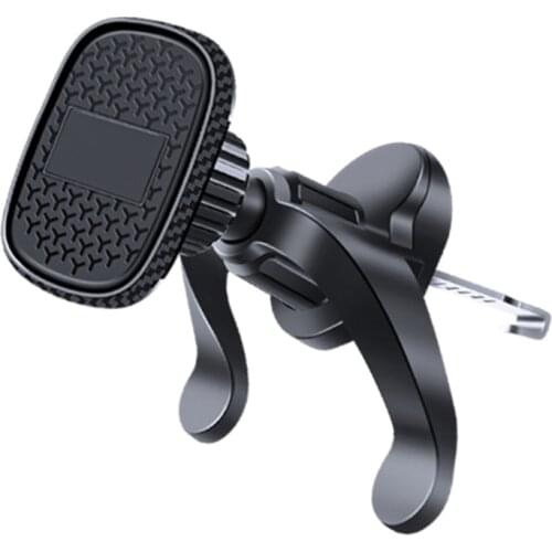 85DD Universal 360 Degree Rotation Magnetic Car Phone Mount Bracket Air Vent Phone Holder Stand GPS Cradle Bracket for i-Phone 8