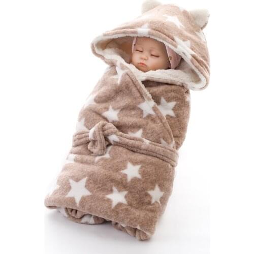 Cute Animal shape baby hooded bathrobe towel baby receiving fleece blankets neonatal hold to be Children kids infant bathing