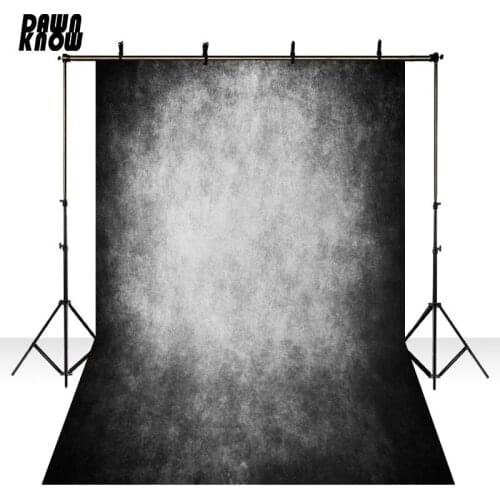 DAWNKNOW Texture Color Vinyl Photography Background Photo Backdrop Retro Concrete Black Wall For Wedding Photo Studio lv2674