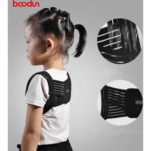 BOODUN Kids Adjustable Back Support Brace Belt Back Posture Corrector for Kids Spine Shoulder Lumbar Posture Correction Device