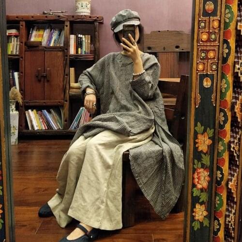 Johnature 2021 New Summer Ankle-length Pants Casual Loose Elastic Waist Solid Trousers Vintage Linen Women Pants