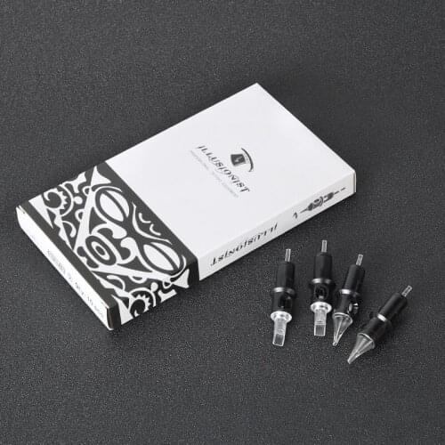 10Pcs Tattoo Cartridge Needle CM M1 RL RS Disposable Round Liner Shading Semi-Permanent Makeup Tattoo Machine Accessories
