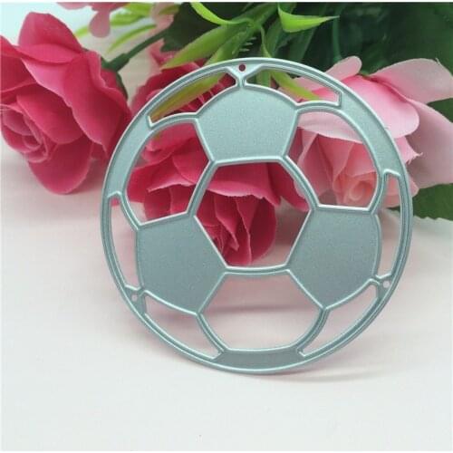 Soccer Football Metal Cutting Dies For DIY Scrapbooking Photo Album Decorative Embossing Folder Stencil