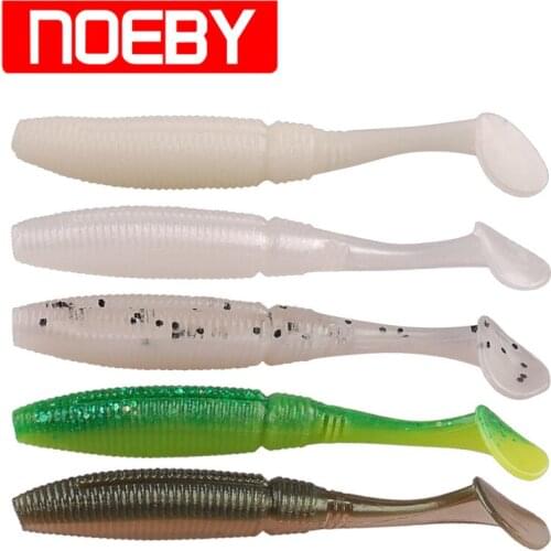 NOEBY Soft Bait 6Pcs 50mm 1g Fishing Lure Silicone Baits Soft Lure Artificial Para Pesca Leurre Souple Peche Fishing Tackle