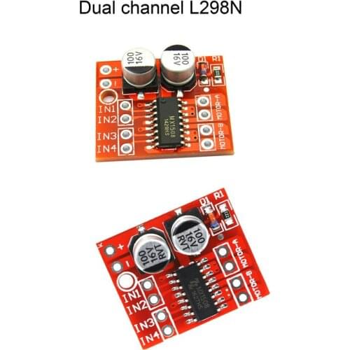 New 1pcs/2pcs Mini Module PWM Speed Control Beyond L298N1.5A 2-Way MX1508 DC Motor Driver Module PWM Speed Dual H-Bridge Stepper