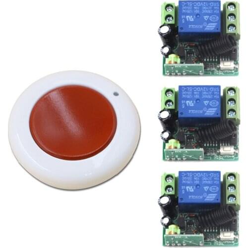 New Style Access Door Control System DC12V 1CH Wireless Remote Control Switch System Transmitter Receiver Mini Size 315/433MHZ