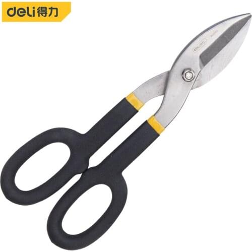 Deli Multifunctional Heavy Duty Sheet Metal Cutter Cutting Shears Tin Snips Iron Sheet Scissors Industrial Aviation Shears