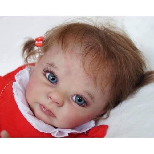 NPK 19inch Reborn Doll Kit Baylor Soft Viny Fresh Color Unfinished Doll parts with COA