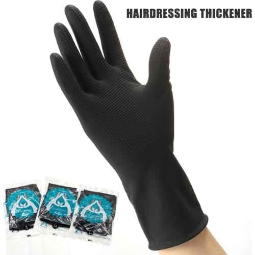 1 Pair Hair Straightener Perm Curling Hairdressing Heat Resistant Gloves Salon DIY Hair Styling Tools Anti-skid Hair Dying Glove