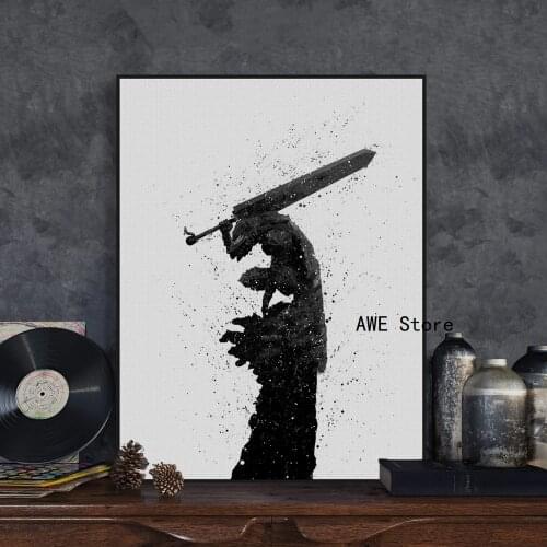 Japanese Pop Animation Berserk Canvas Art Poster Print Wall Picture Painting Modern Living Room Home Decor Painting No Frame