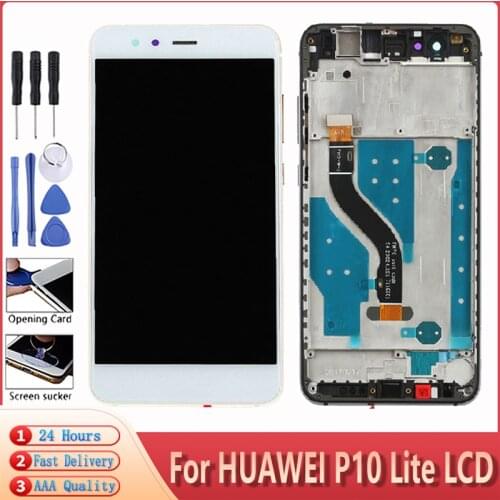 For HUAWEI P10 Lite LCD Display Touch Screen AAA Quality Digitizer Assembly Free Tools For HUAWEI P10 Lite 5.2 inch Display