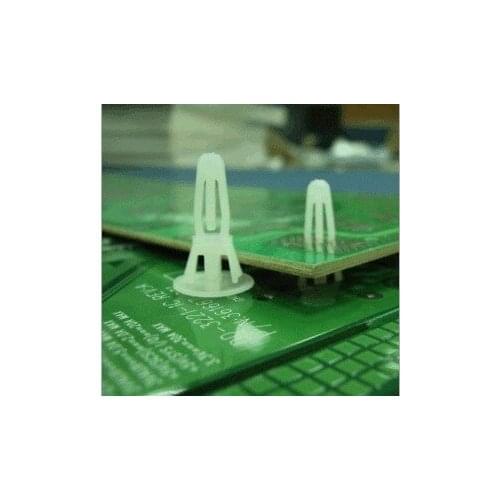 12mm PCB Rivet supporter spacer rivet fastener plate distance spacing White Nylon clinch bolt blind standoff isolation column