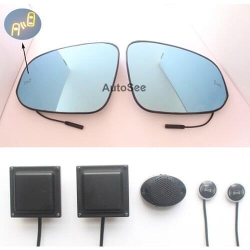 2019 for Toyota Fortuner BSD blind spot monitoring 24GHZ Radar Microwave Sensor Mirror LED light indicator