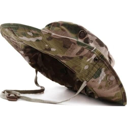 2021 Hot Mens American Military Accessories Tactical Airsoft Sniper Camouflage Boonie Hats Nepalese Cap Militares Army