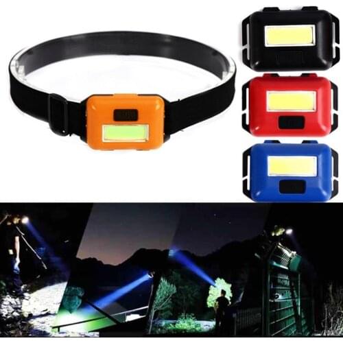 3 Modes Mini Portable COB LED Headlamp Outdoor Waterproof Night Riding Fishing Headlight Battery Powered (no Battery)