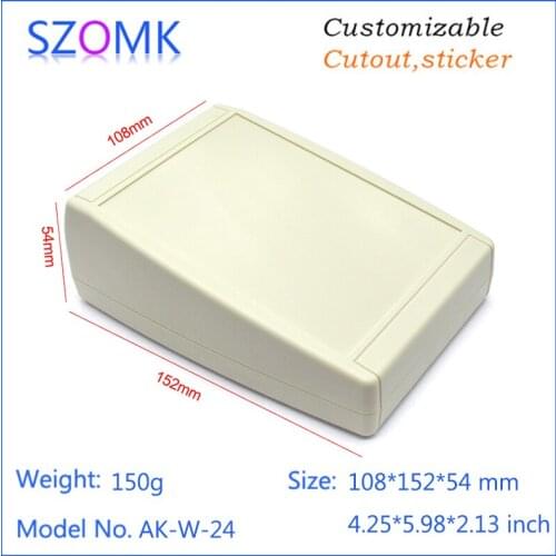 4 pcs, 108*152*54m desktop plastic housing electronics control box customizable abs plastic enclosure casing junction box