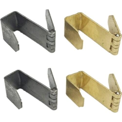 4pcs/Pack 9.5mm Universal Replacement Metal Hinge For Repair ZP Zorro Grind Wheel Kerosene Oil Lighter DIY Inner Parts Accessory