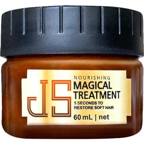 60 Ml Magical Treatment Keratin Repair Hair Mask Tonic Ginger Damage Restore Soft Hair & Scalp Treatment 5 Seconds Repairs