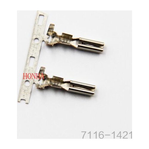 Free shipping 50/100/200/500/100 pcs/lots original 7116-1421 crimp wire harness terminal
