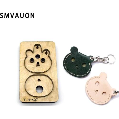 Wooden Die Cut Diy Card Bag Kitty ID Bag Key Pendant Decorative Pendant Die Cut Making Decor Supplies Dies Template