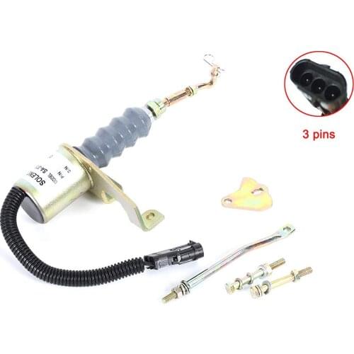 Diesel Engine Stop Solenoid 1751ES SA-3742-12 12V Fuel Flameout Solenoid