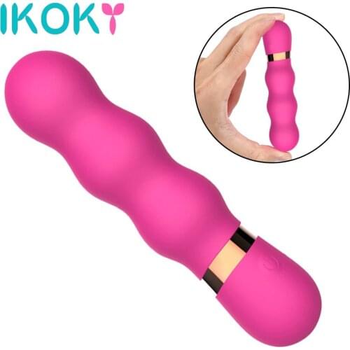 IKOKY AV Stick Dildo Vibrator G Spot Massager Bullet Vibrator Clitoris Stimulator Sex Shop Sex Toys For Women