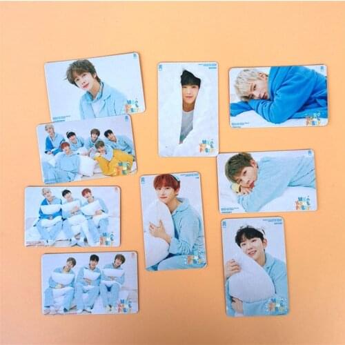 Kpop Monsta X 9pcs/set Double Sides LOMO Card New Album FANTASIA X Photocard Fans Collection Felix I.M jh293