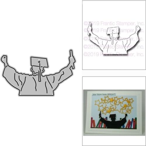 2021 New Celebrating Graduation Metal Cutting Dies for DIY Scrapbooking Decor and Card Making Paper Craft Embossing No Stamps