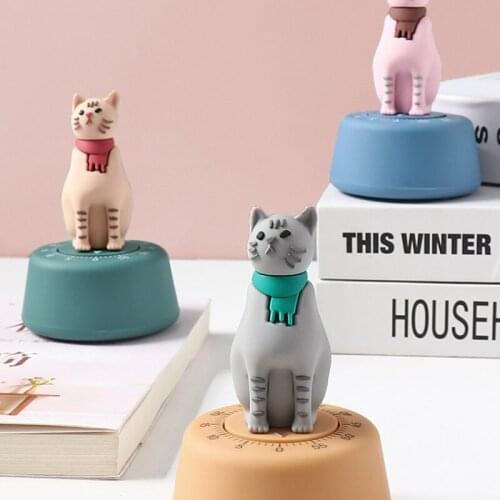 Multifunctional cartoon mechanical timer time management timer reminder alarm clock study timer kichen decoracion