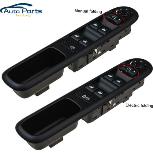 New Master Power Window Switch For Peugeot 3008 5008 Hatchback Wagon Left Front Door Lifter Switch 96650621ZD 6490X6