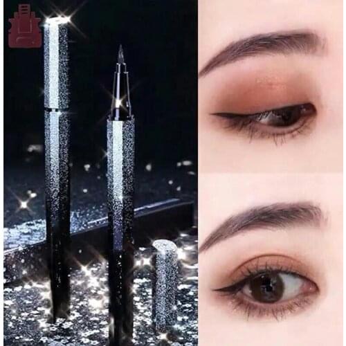 Starry Sky Eyeliner Pencil Black Brown Liquid Waterproof Long Lasting Make Up Easy To Wear Natural Fine Drawing Eye liner Pen