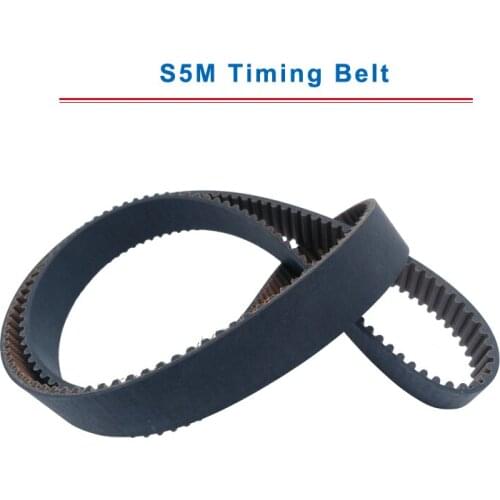 S5M Timing Belt with circular teeth 5M-780/790/800/810/815/830/835/845 belt width 15/20/25mm teeth pitch 5mm