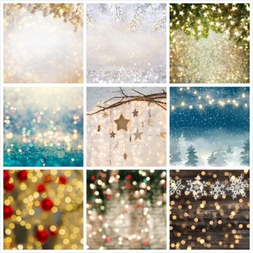 Christmas Sparkling Glitter Photography Backdrop Xmas Family Party Decor Newborn Children Baby Photo Background for Photo Studio