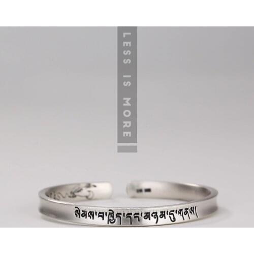 Silver, Retro Heart, Open Heart Bracelet With You, Personality, All Around, Sterling Silver Ladys Bracelet Wholesale