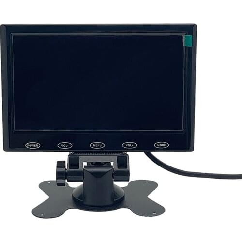 Full HD 7 Inch Screen 2 Channel Rear View Security MDVR Camera System Video Replay Backup Truck Mounted Car Dashboard Monitor