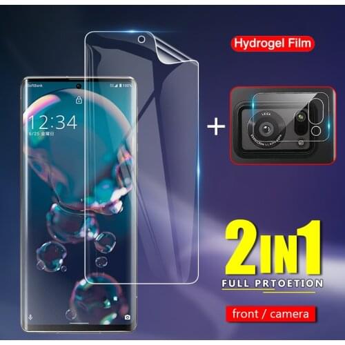 Slim Front Soft TPU Protective Hydrogel Film For Sharp Aquos R6 R 6 AQUOSR6 SH-51B 5G 6.67" Camera Lens Screen Protector Glass