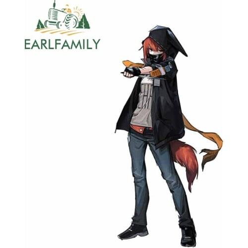 EARLFAMILY 13cm x 10.7cm For Zerochan Anime Vinyl Car Stickers Windows Refrigerator Scratch-Proof 3D Decal Car Body Decoration