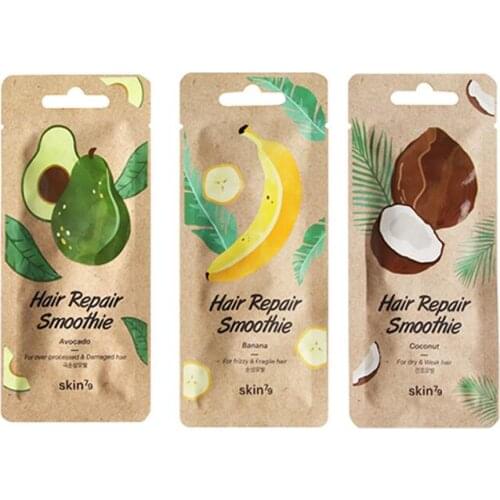 Hair Repair Smoothie - Banana Avocado Coconut [3ea Set] Nutrition Skin 79 Hair Pack Hair Care Products Set Hair Treatments Masks