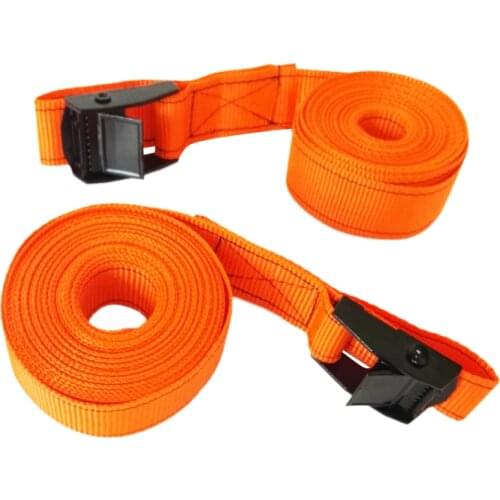 1 Pair Kayak Surfboard Roof Rack Tie Down Straps w/ Metal Cam Buckle 5M Luggage Heavy Duty Webbing Tie Down Straps