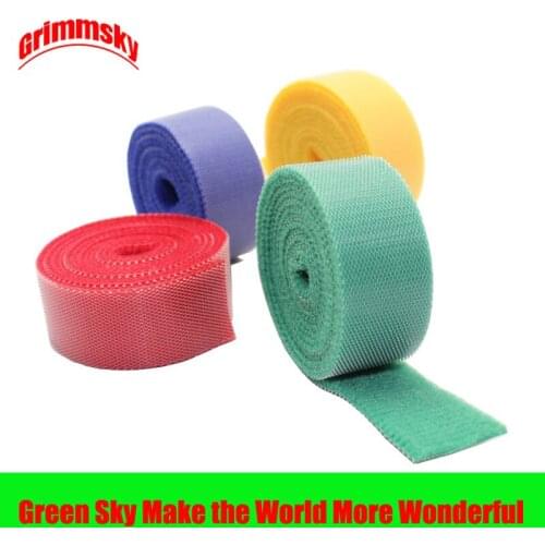 5M/Roll Size 5MX10MM Wire Sewing Accessories Multifunction Colorful Velcro Cable Ties