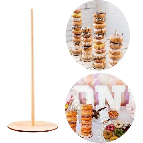 Donuts Wedding Party Acrylic Donut Stand Clear Doughnut Display Stand Holder for Baby Shower Birthday Treat Parties supplies