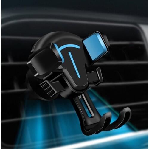 Car Phone Holder for Mobile Smartphone Support In Car Cell Phone Stand for iPhone 11 Auto Vent Mount Gravity Holder Stand
