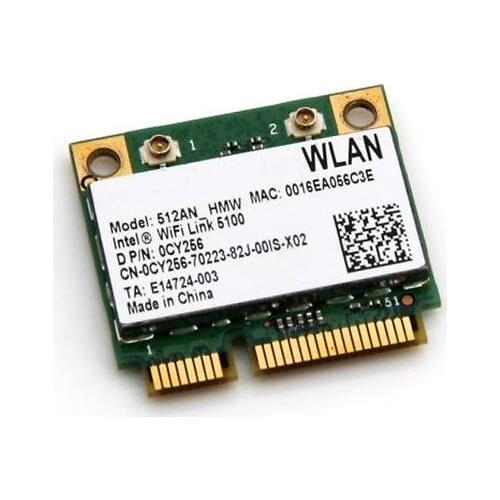 Wireless Adapter Card for Intel WiFi Link 5100 5100agn 512AN_HMW A/G/N Dual Band WiFi WLAN Half Mini PCIe for dell acer asus