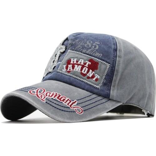 Washed Cotton baseball cap for men women snapback hat embroidery bone cap gorras casual casquette adult hip hop cap dad hats